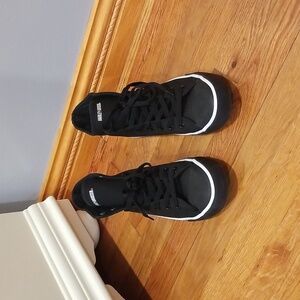 Harley-Davidson Men's Black Canvas High-Top Sneakers